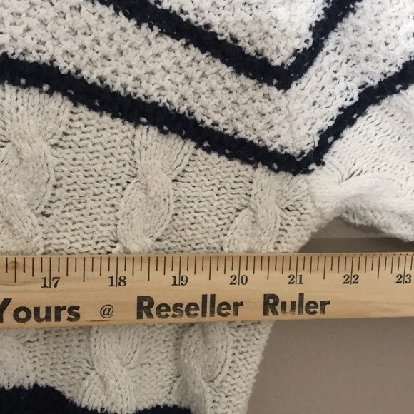 Vtg Liz Claiborne oversized cotton blend knit pullover fall sweater large - Picture 7 of 11